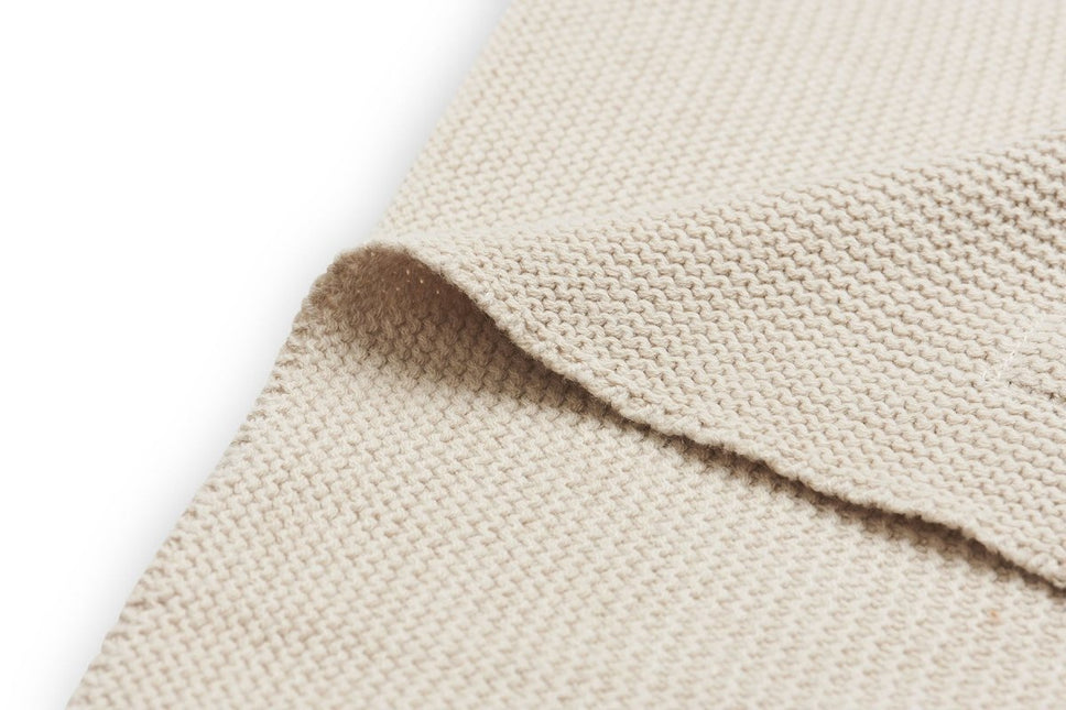 Jollein Wiegdeken Basic Knit Nougat 75x100cm koop je bij Babywinkel