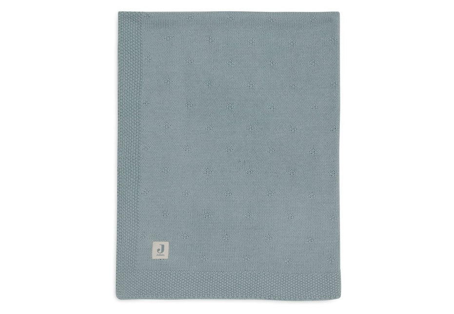 Jollein Wiegdeken Cosy Knit Sea Green 75 X 100 Cm koop je bij Babywinkel