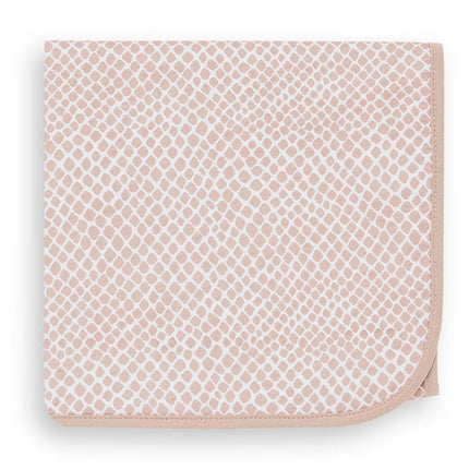 Jollein Wiegdeken Jersey Snake Pale Pink 75x100cm - Jollein - Babywinkel - 8717329358102