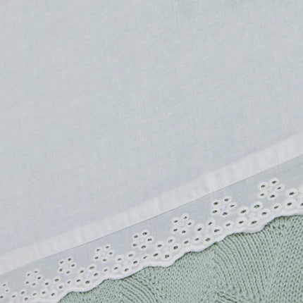 Jollein Wieglaken Lace Ivory 75x100cm - Jollein - Babywinkel - 8717329373617