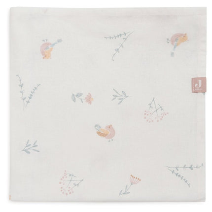 Jollein Wieglaken Lovely Birds 75X100Cm - Jollein - Babywinkel - 8717329387096