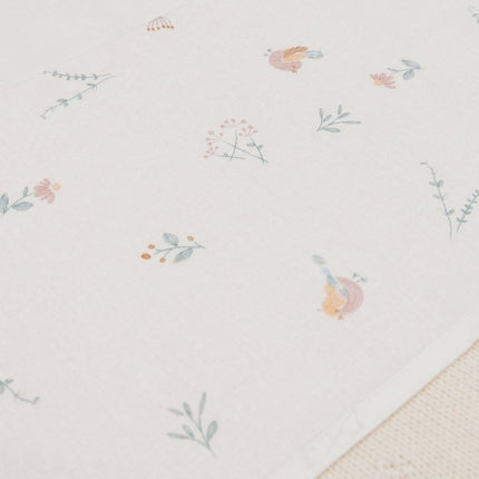 Jollein Wieglaken Lovely Birds 75X100Cm - Jollein - Babywinkel - 8717329387096