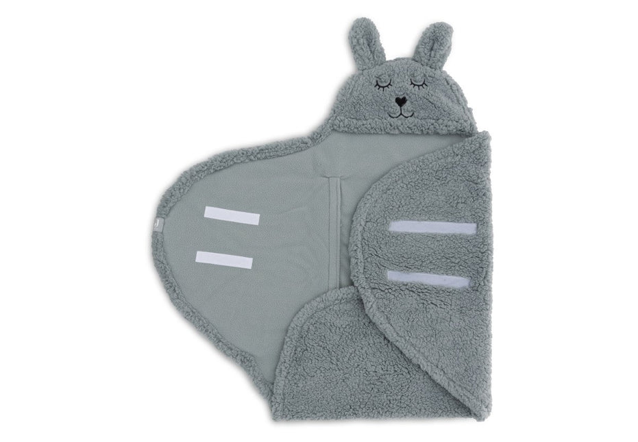 Jollein Wikkeldeken Baby Bunny Sea Green koop je bij Babywinkel