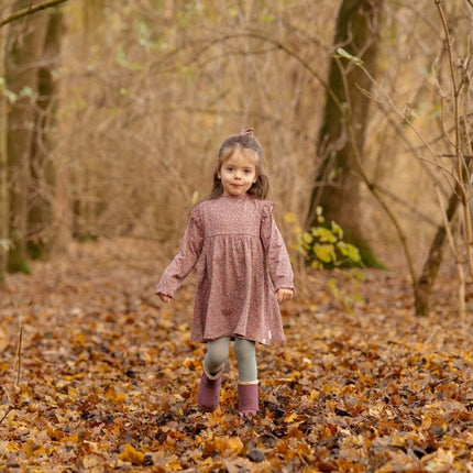 Jurkje lange mouw Rouge Flower - Babywinkel - 8721122581889