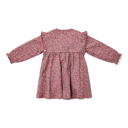 Jurkje lange mouw Rouge Flower - Babywinkel - 8721122581889