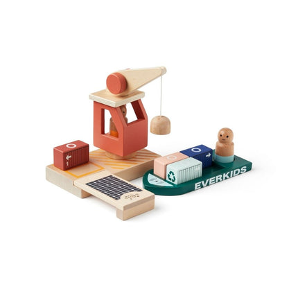 Kid's Concept Houten Speelgoed Container Haven koop je bij Babywinkel