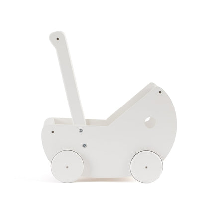 Kid's Concept Houten Speelgoed Kinderwagen Wit - Kid's Concept - Babywinkel - 7340028729112