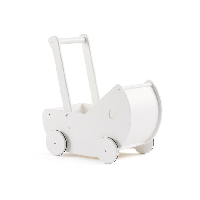 Kid's Concept Houten Speelgoed Kinderwagen Wit - Kid's Concept - Babywinkel - 7340028729112