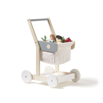 Kid's Concept Houten Speelgoed Winkelwagen - Kid's Concept - Babywinkel - 7340028727781