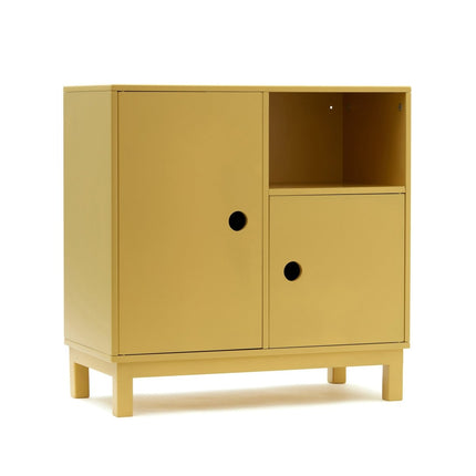 Kid's Concept Kast Geel 60x60x30cm - Kid's Concept - Babywinkel - 7340028731658