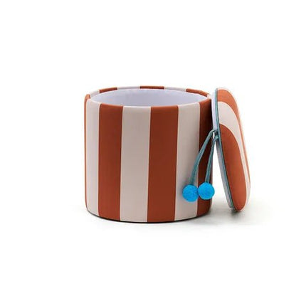 Kid's Concept Poef Cilinder Met Opbergruimte Bruin koop je bij Babywinkel