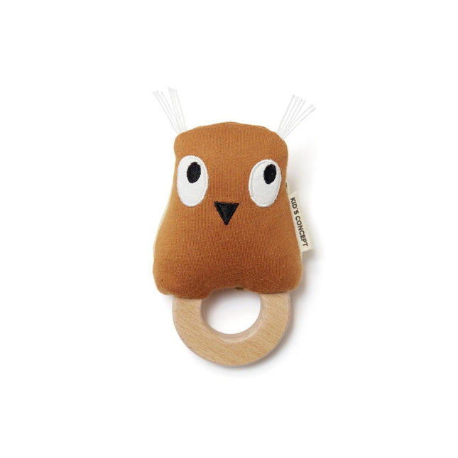 Kid's Concept Rammelaar Uil Roest - Kid's Concept - Babywinkel - 7340028731085
