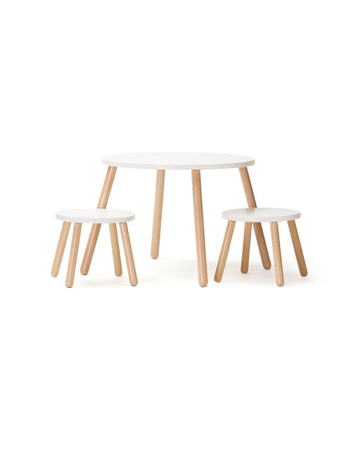 Kid's Concept Tafel Set met Krukken Wit - Kid's Concept - Babywinkel - 7340028734925