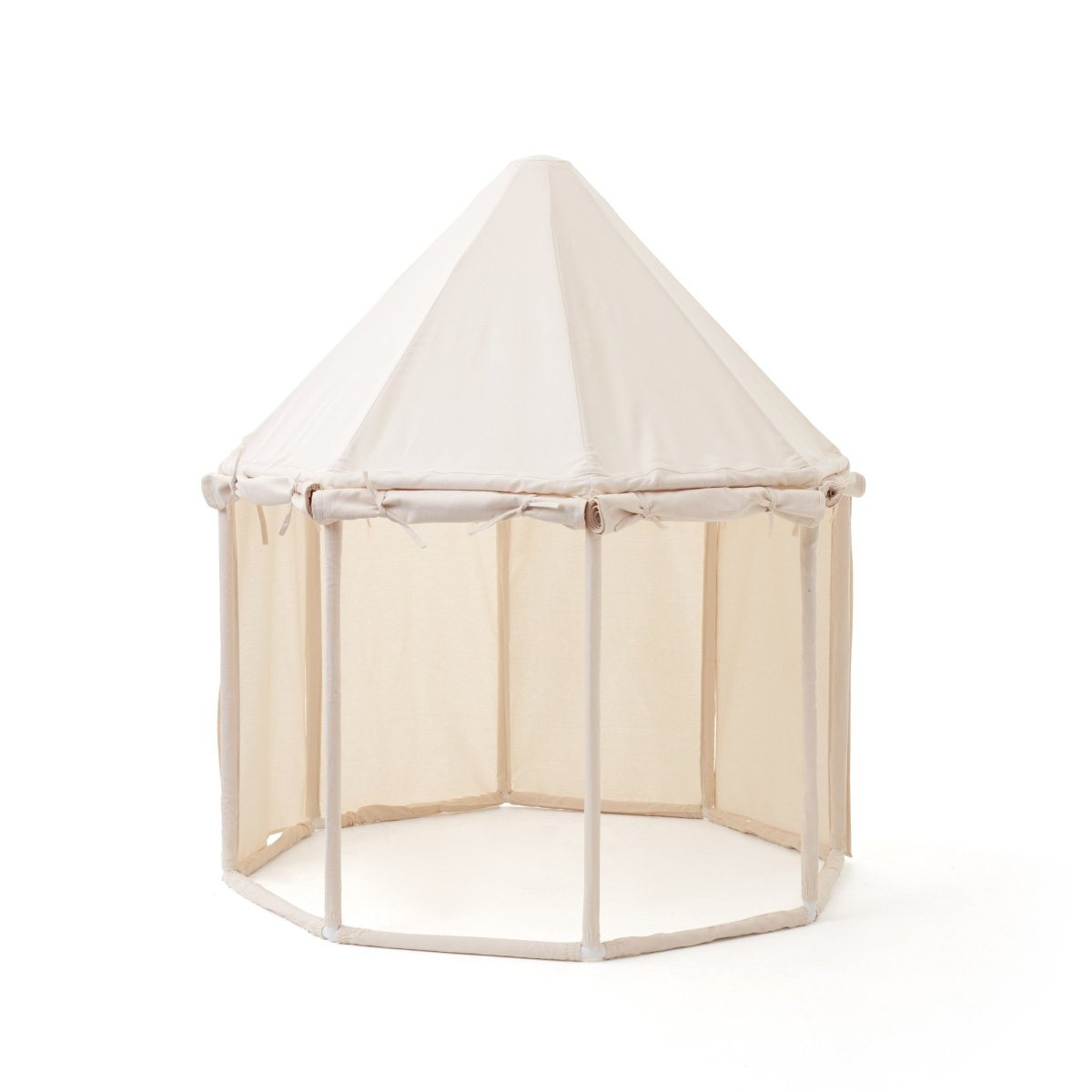 tent paviljoen Kid's Concept Tipi Tent Paviljoen Gebroken Wit – Babywinkel