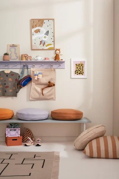 Kid's Concept Wandplank Star Lila met Haken - Kid's Concept - Babywinkel - 7340028731955