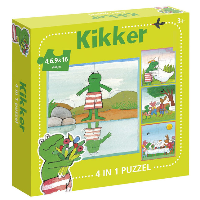 Kikker 4 - In 1 Puzzel - Babywinkel - 8716473240110