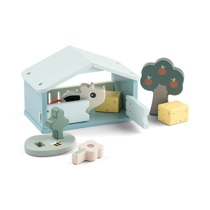 Kleine boerderijspeelset Dotti Kleurenmix koop je bij Babywinkel