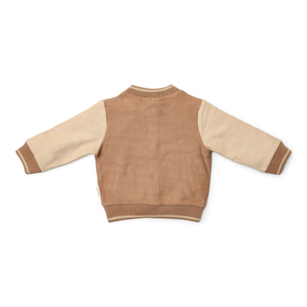 Gebreid vest Brown/Taupe