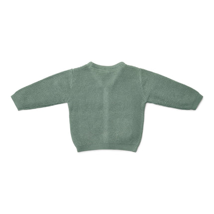Gebreid vest Forest Green