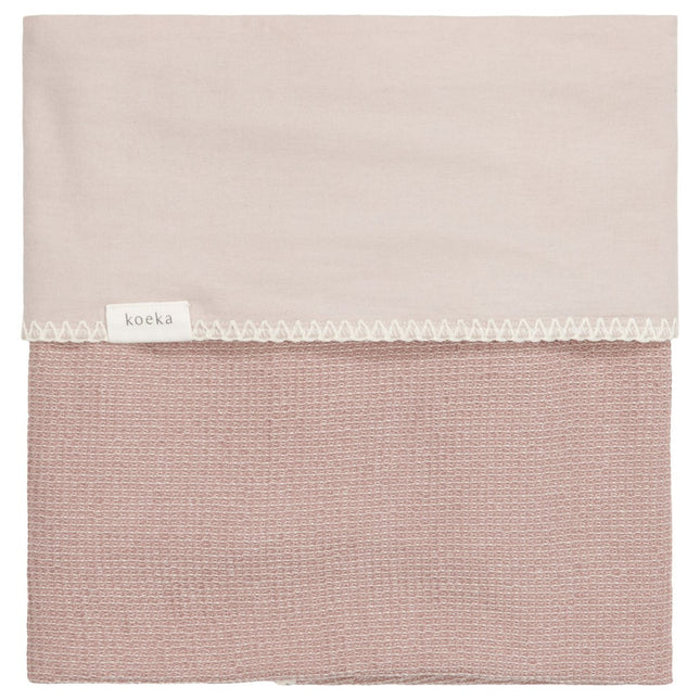 Koeka Wiegdeken Flanel Cairo Plum koop je bij Babywinkel