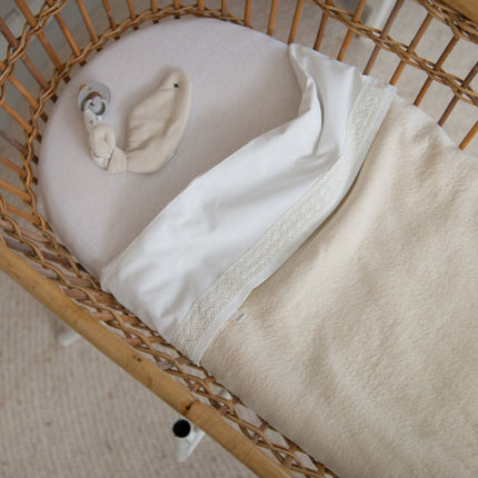 Koeka Wiegdeken Flanel Runa Warm White - Babywinkel - 8718276180532
