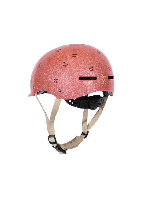 Konges Slojd Bicycle Helmet Glitter Cherry Glitter - Babywinkel - 5715681043028