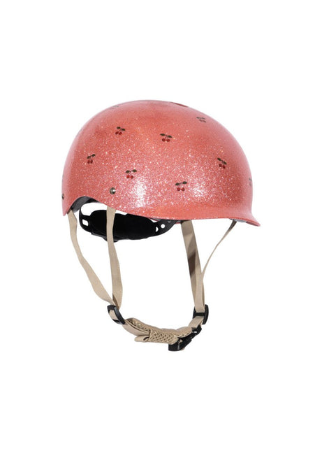 Konges Slojd Bicycle Helmet Glitter Cherry Glitter - Babywinkel - 5715681043028