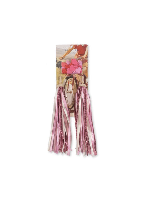 Konges Slojd Bicycle Streamers And Beads Pink Glitter - Konges Slojd - Babywinkel - 5715404338936