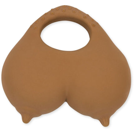 Konges Slojd Bijtring Borsten Caramel 10cm - Konges Slojd - Babywinkel - 5712982425560
