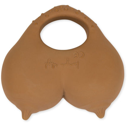 Konges Slojd Bijtring Borsten Caramel 10cm - Konges Slojd - Babywinkel - 5712982425560
