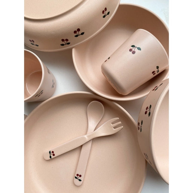 Konges Slojd Kinderservies Set Cherry 5 Delig koop je bij Babywinkel