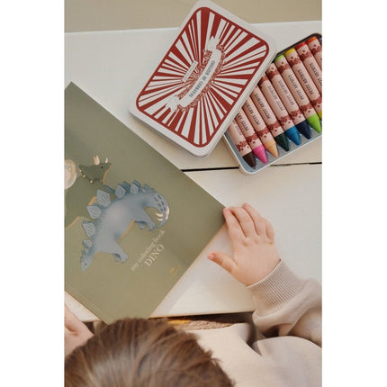 Konges Slojd Kleurboek met Potloodjes Dino - Konges Slojd - Babywinkel - 5715404342094