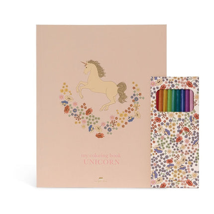Konges Slojd Kleurboek met Potloodjes Unicorn - Konges Slojd - Babywinkel - 5715404342100