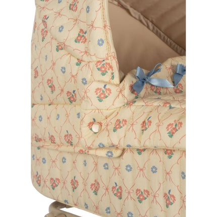 Konges Slojd Poppenwagen Fleur Decor 90cm - Konges Slojd - Babywinkel - 5715404342360