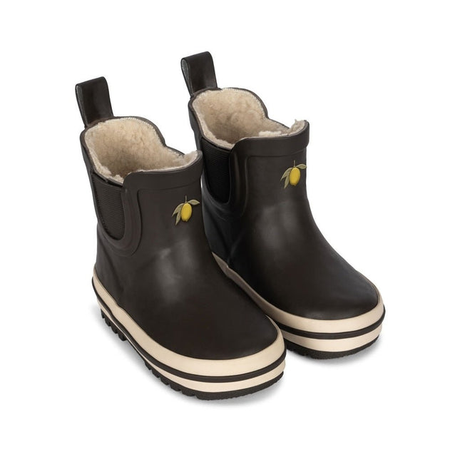 Konges Slojd Regenlaarsjes Lemon Lowchocolate Brown - Konges Slojd - Babywinkel - 5715404261609