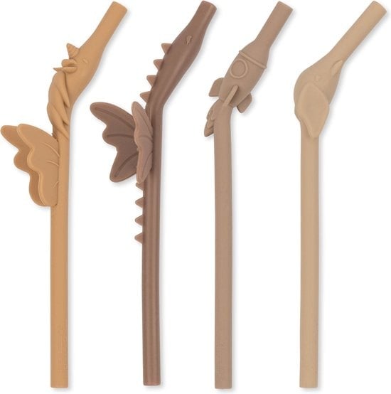 Konges Slojd Rietjes 4 Pack Silicone Mix Shaped Hortensia Mix koop je bij Babywinkel