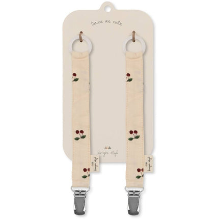 Konges Slojd Speenkoord Cherry 15cm 2st - Konges Slojd - Babywinkel - 5715404112130