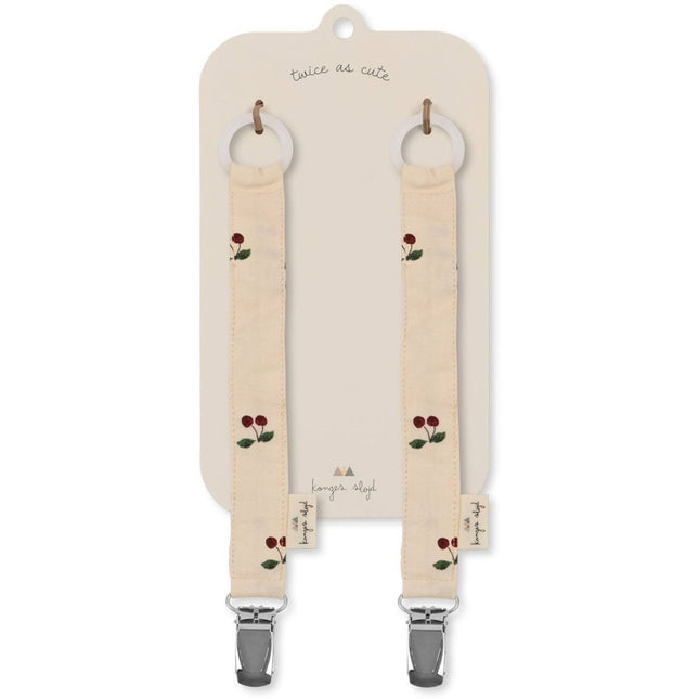 Konges Slojd Speenkoord Cherry 15cm 2st koop je bij Babywinkel