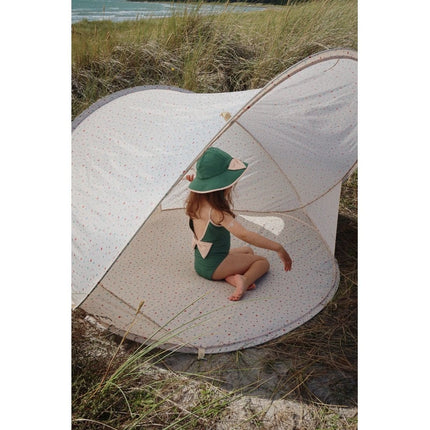 Konges Slojd Strandtentje Pop Up Anti Uv 50+ Multi Hearts - Konges Slojd - Babywinkel - 5715404234481