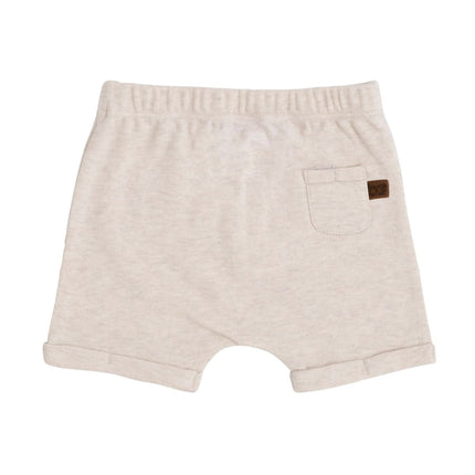 Kort broekje Melange warm linen - Babywinkel - 8720512367317