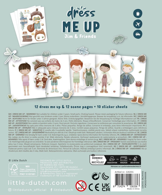 LD Verkleedset Jim Forest Friends 24 bladzijdes koop je bij Babywinkel