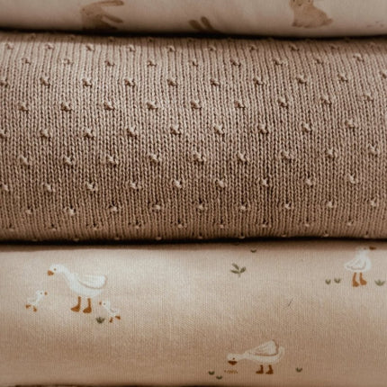 Little Dutch Ledikantdeken Beige Little Goose koop je bij Babywinkel