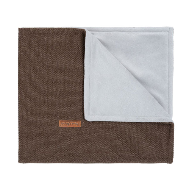 Ledikantdeken soft Classic cacao - Babywinkel - 8720512361971