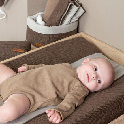 Ledikantdeken soft Classic cacao - Babywinkel - 8720512361971