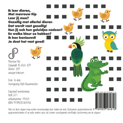 Leer dieren met mevrouw Kip - Babywinkel - 9789083164816
