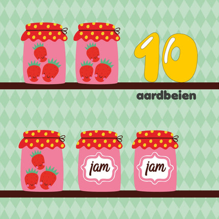 Leer tellen met juffrouw Aardbei - Babywinkel - 9789083164809