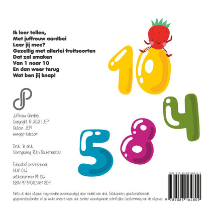 Leer tellen met juffrouw Aardbei - Babywinkel - 9789083164809