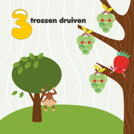 Leer tellen met juffrouw Aardbei - Babywinkel - 9789083164809