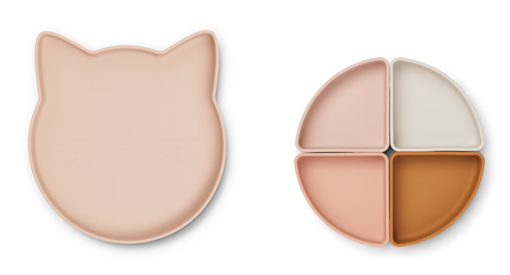 Liewood Babybord Arne Cat Rose koop je bij Babywinkel