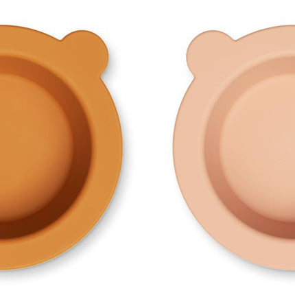 Liewood Babybord Peony Mustard/Tuscany Rose 2St - Liewood - Babywinkel - 5715335046986
